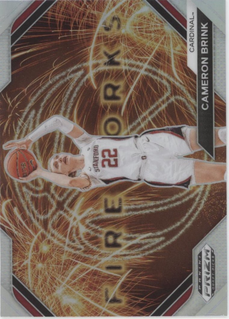 Cameron Brink 2024 Panini Prizm Draft Picks Fireworks Prizm RC #2 - Collector Store LLC