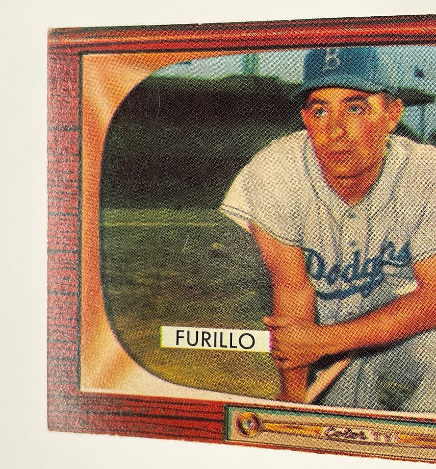 Carl Furillo 1955 Bowman #169 Brooklyn Dodgers VG - Collector Store LLC