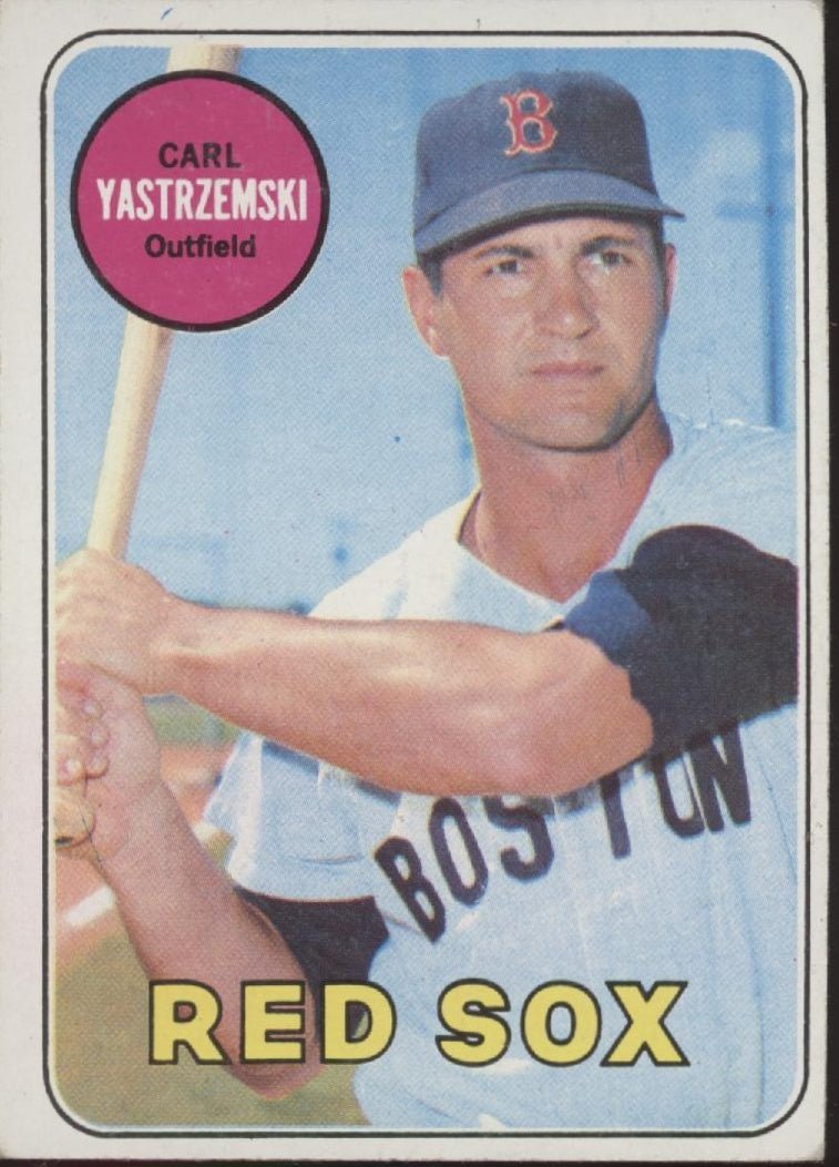 Carl Yastrzemski 1969 Topps #130 Boston Red Sox VG #2 - Collector Store LLC