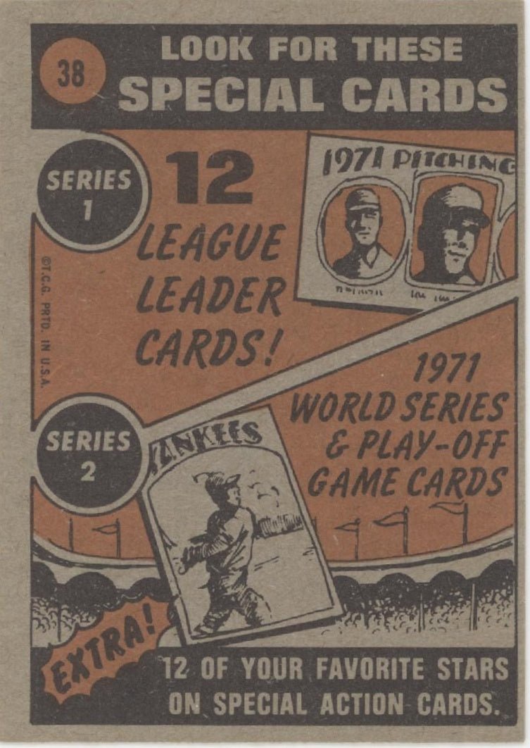 Carl Yastrzemski 1972 Topps In Action #38 Boston Red Sox VG - EX #2 - Collector Store LLC