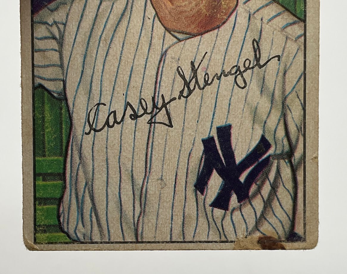 Casey Stengel 1952 Bowman #217 New York Yankees PR #2 - Collector Store LLC