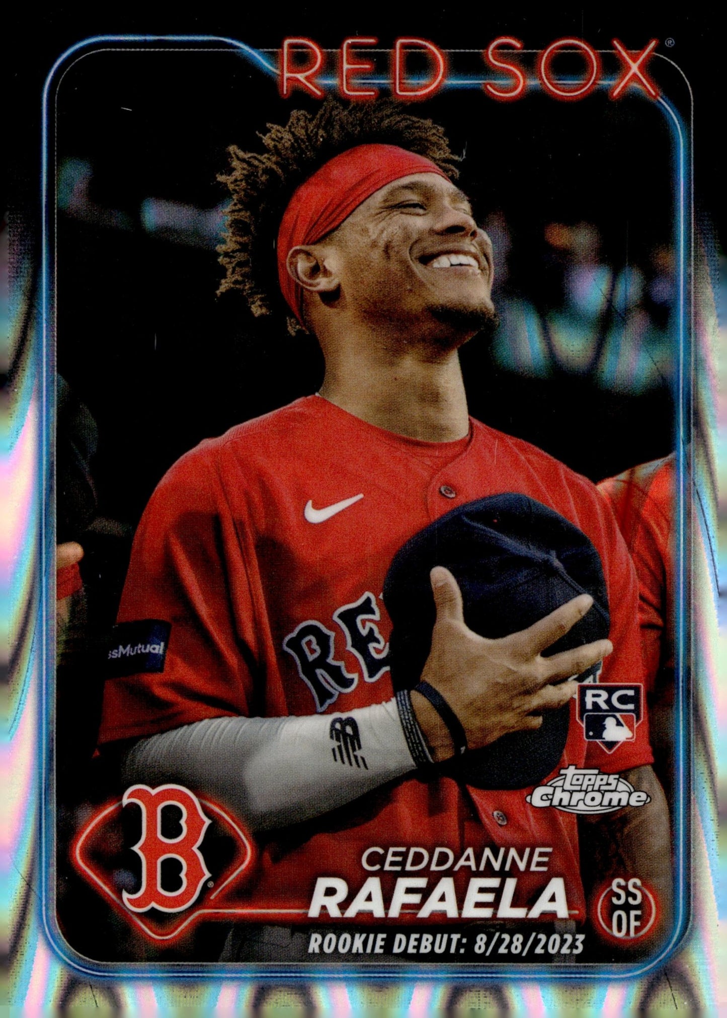 Ceddanne Rafaela 2024 Topps Chrome Ray Wave Refractor #USC44 - Collector Store LLC