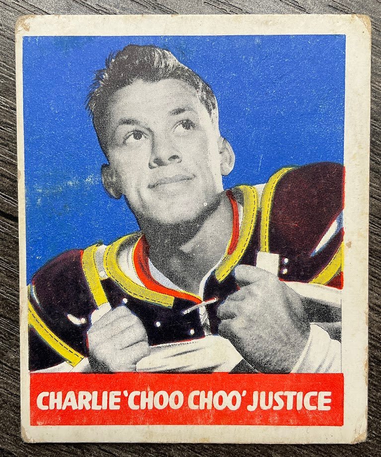 Charlie Justice 1948 Leaf RC #15 GD - Collector Store LLC