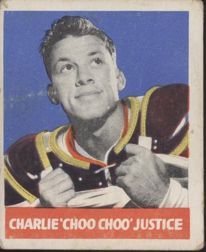 Charlie Justice 1948 Leaf RC #15 GD - Collector Store LLC