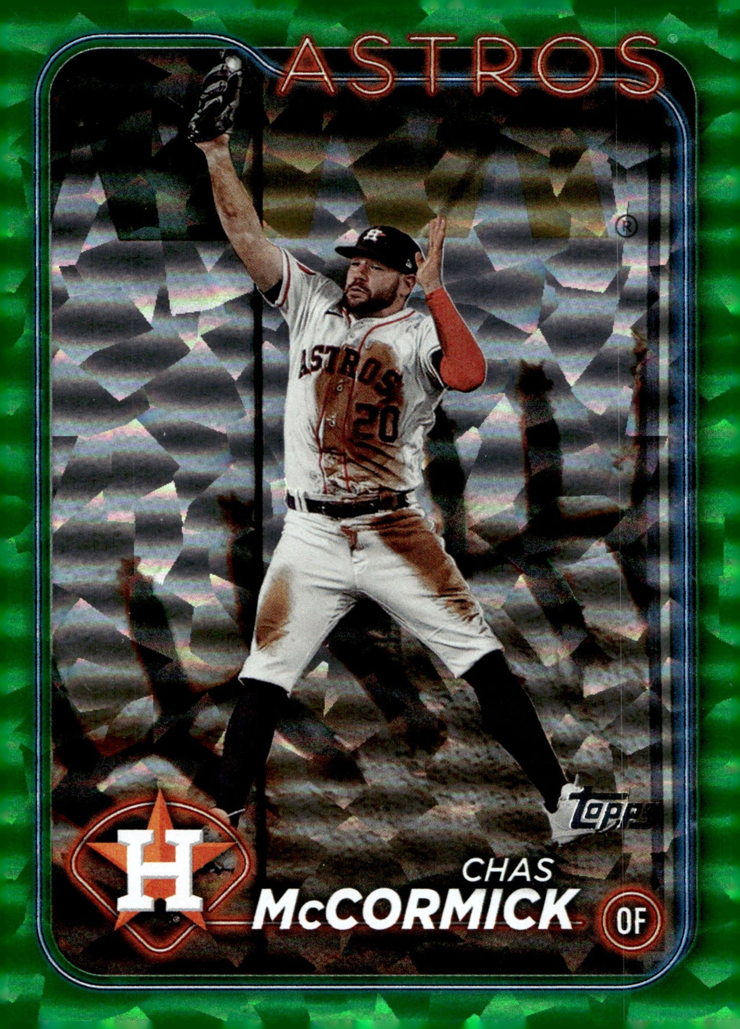 Chas McCormick 2024 Topps Series 1 Green Foilboard 248/499 #203 - Collector Store LLC