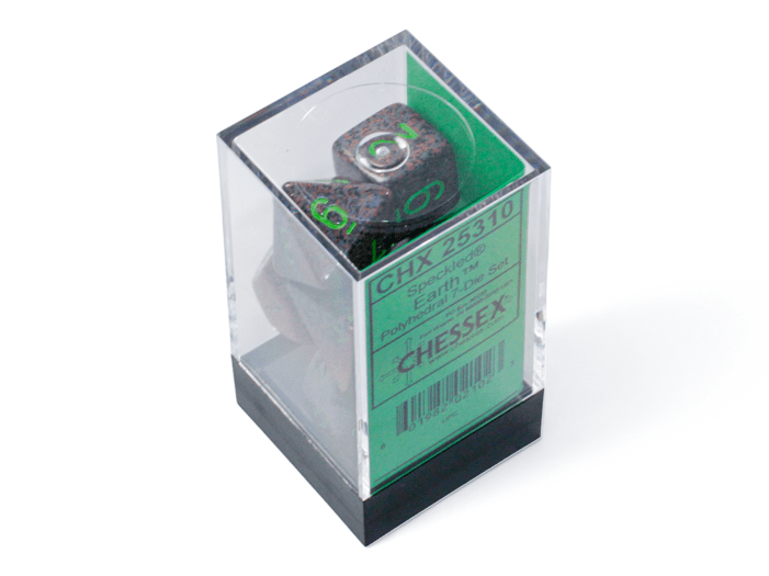 Chessex: Speckled Earth Polyhedral 7 - Dice Set - Collector Store LLC