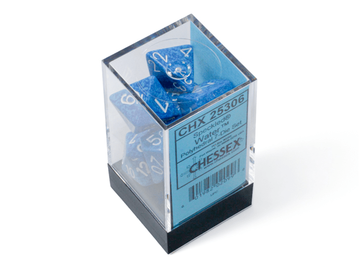 Chessex: Speckled Water Polyhedral 7 - Dice Set - Collector Store LLC