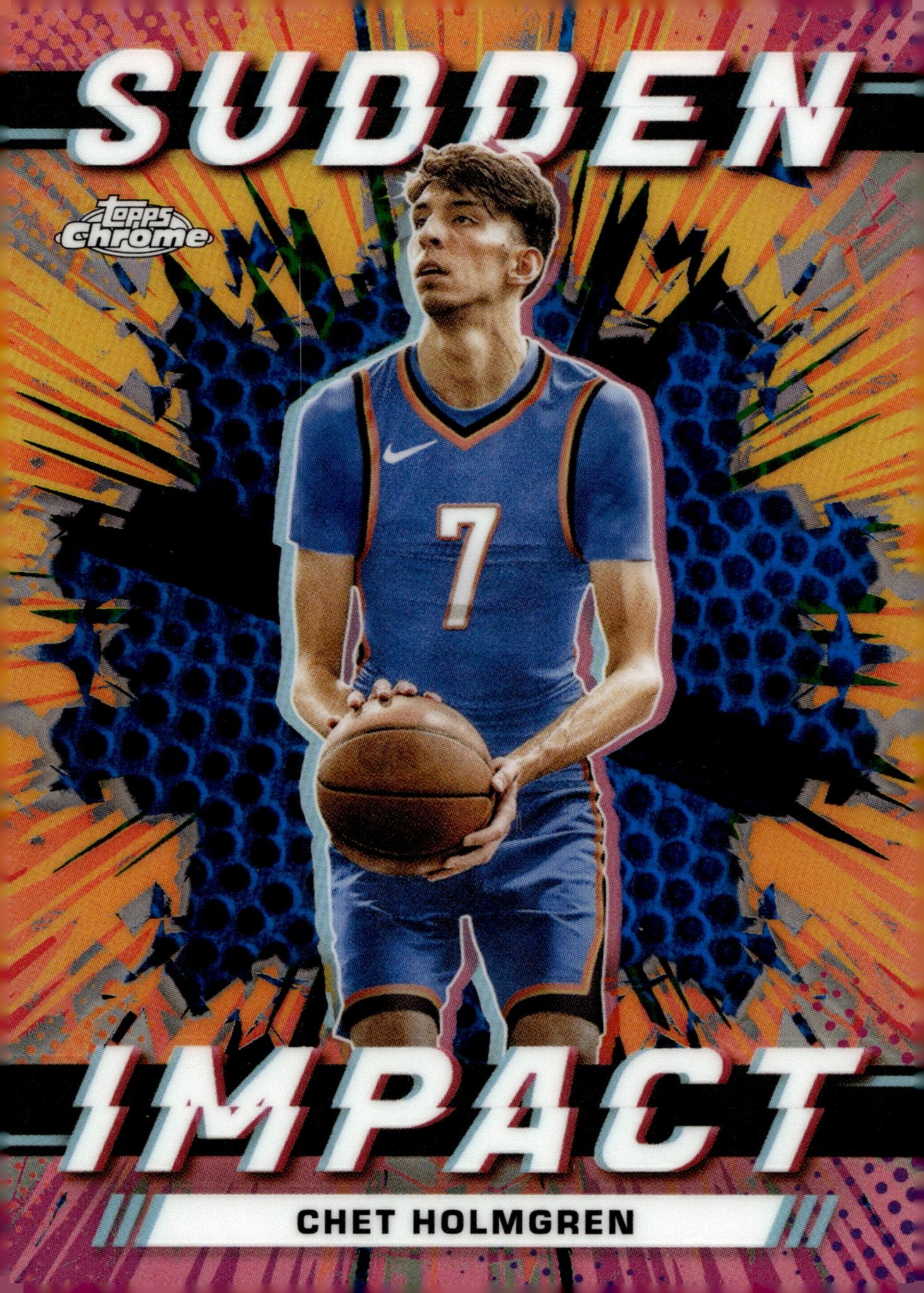 Chet Holmgren 2024 Topps Chrome Sudden Impact Blue #SI - 23 - Collector Store LLC