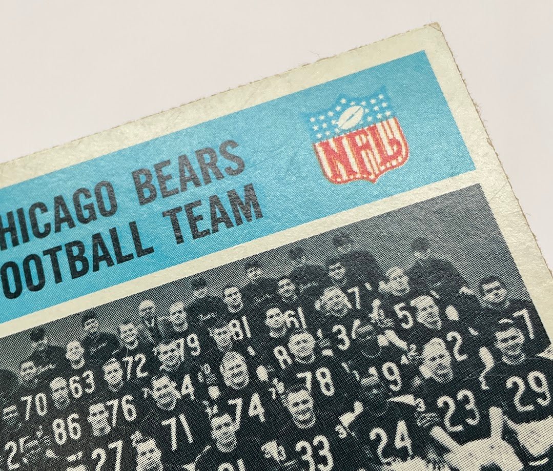 Chicago Bears 1966 Philadelphia Team Card #27 VG - EX - Collector Store LLC