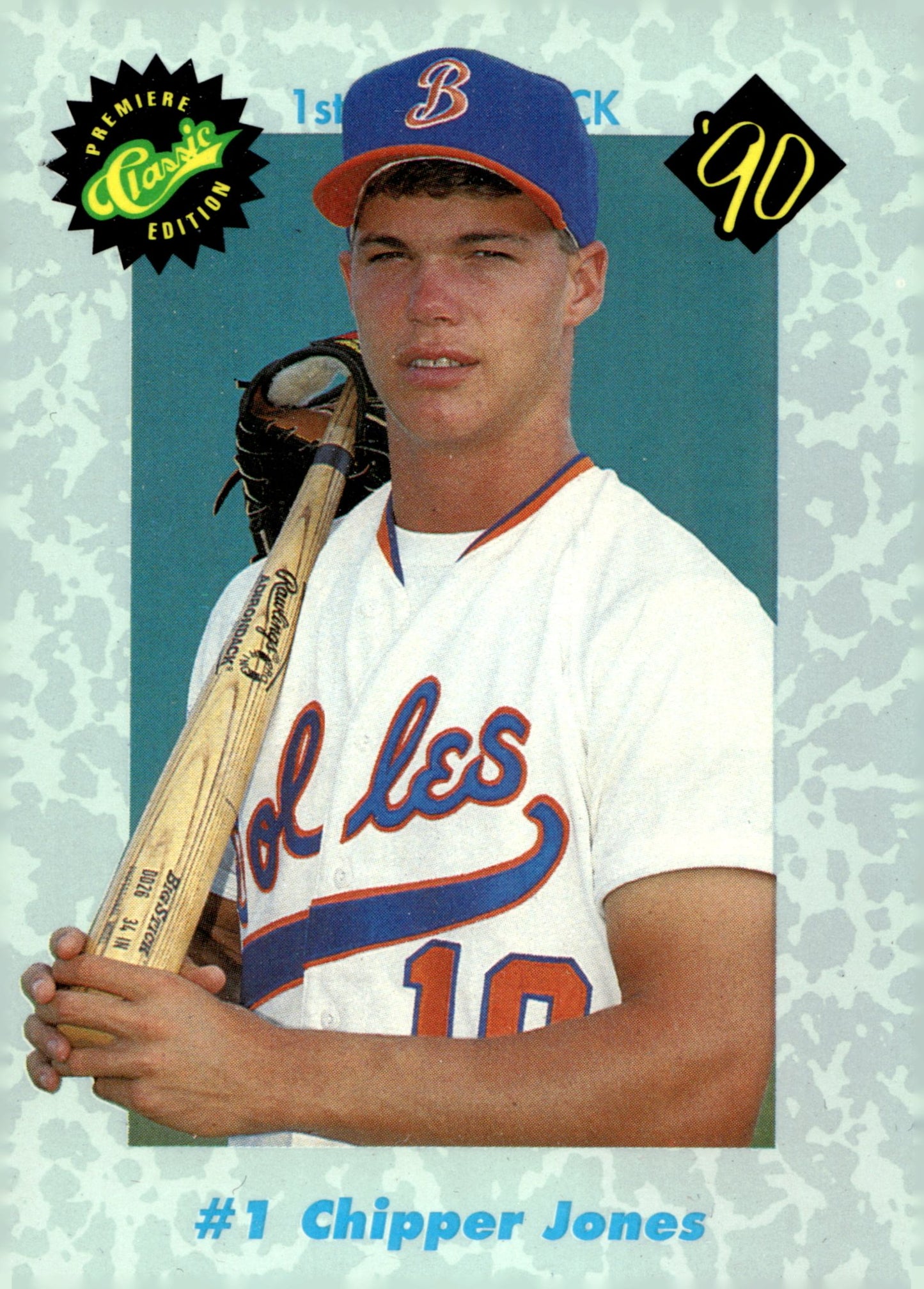 Chipper Jones 1991 Classic Premiere Edition #1 - Collector Store LLC