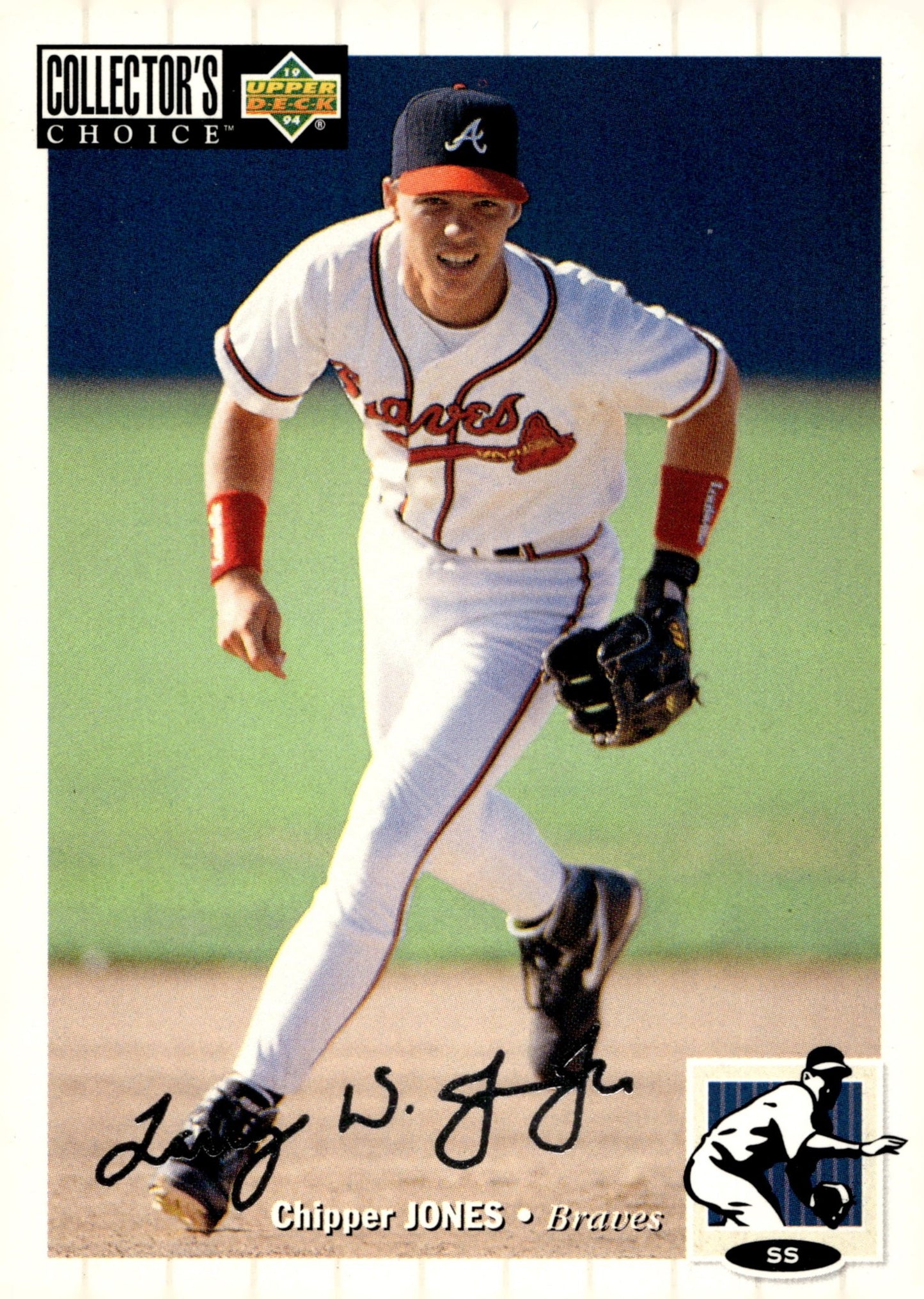 Chipper Jones 1993 Upper Deck Collector's Choice 152 - Collector Store LLC