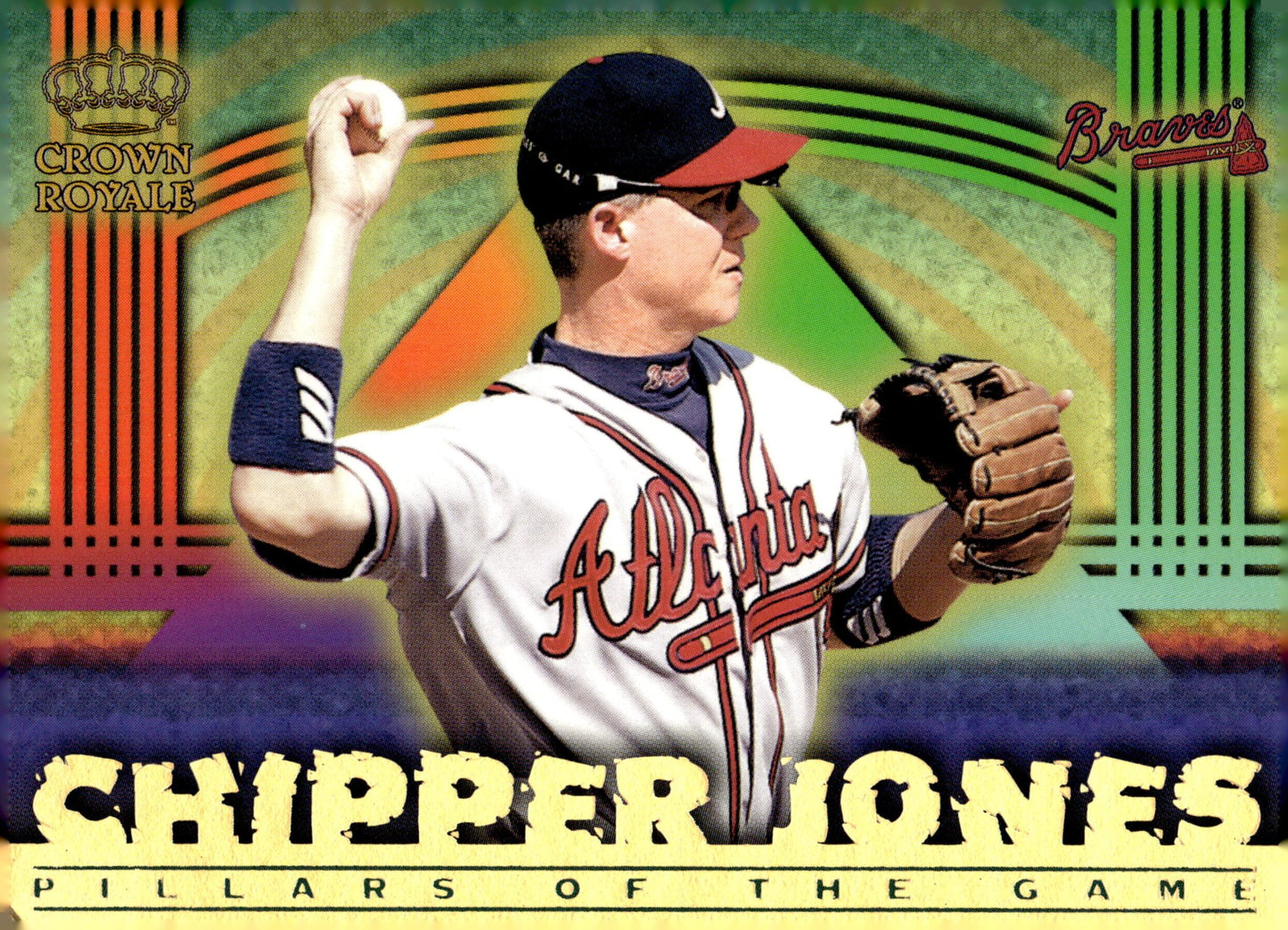 Chipper Jones 1999 Pacific Crown Royal Pillars of the Game #2 - Collector Store LLC