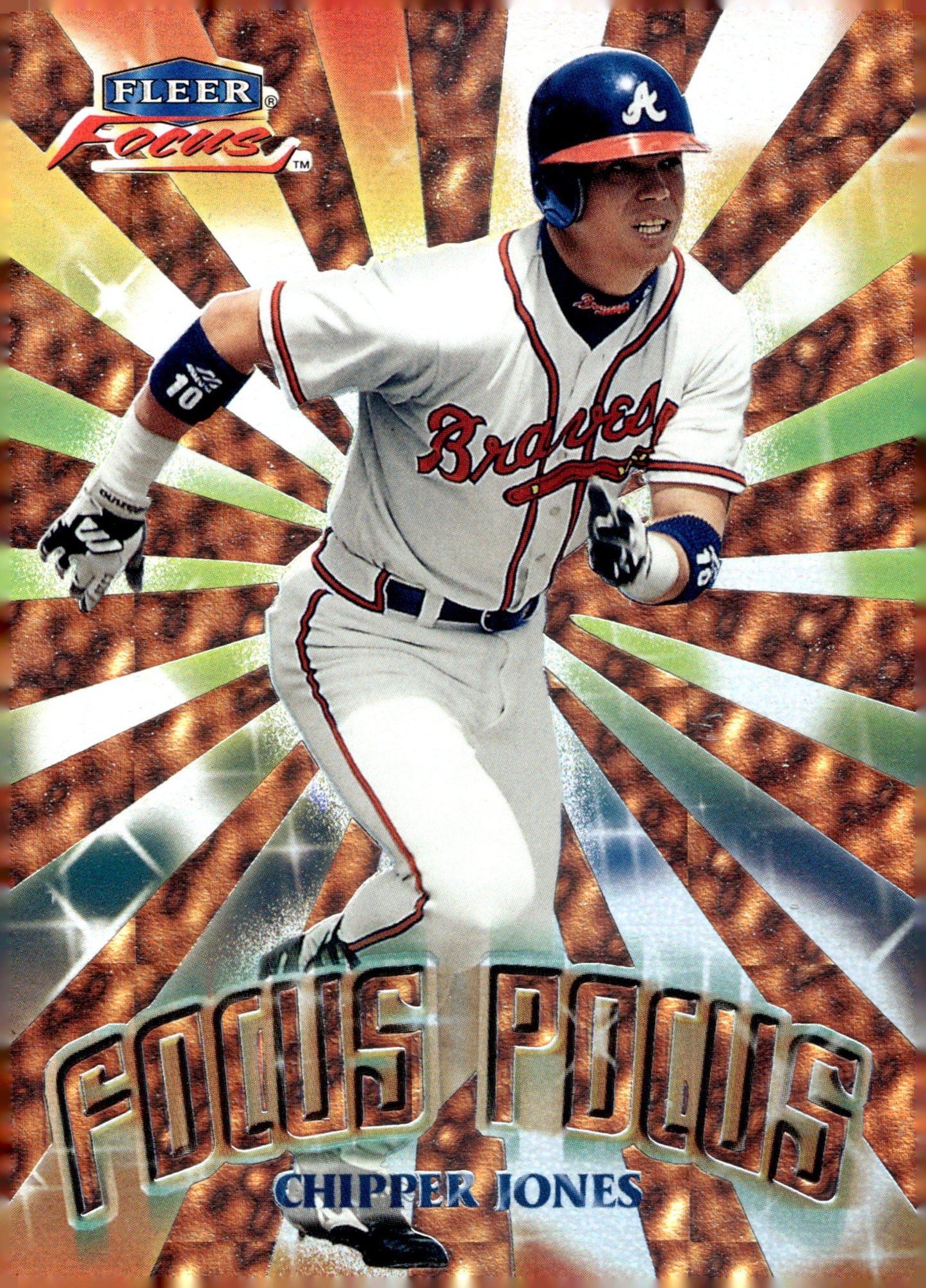 Chipper Jones 2000 Fleer Focus Pocus #7 - Collector Store LLC