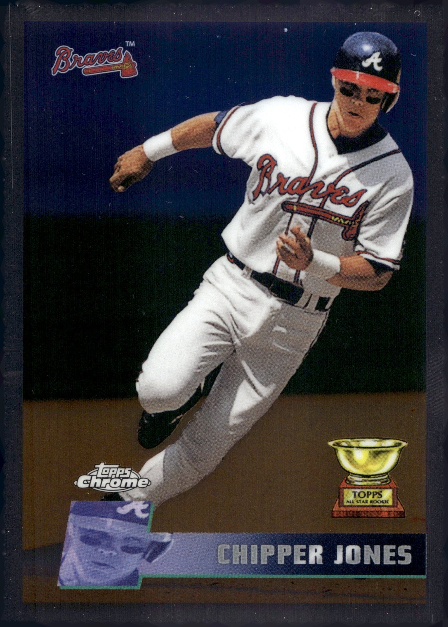 Chipper Jones 2017 Topps Chrome All Rookie Cup Reprint TARC - 8 - Collector Store LLC