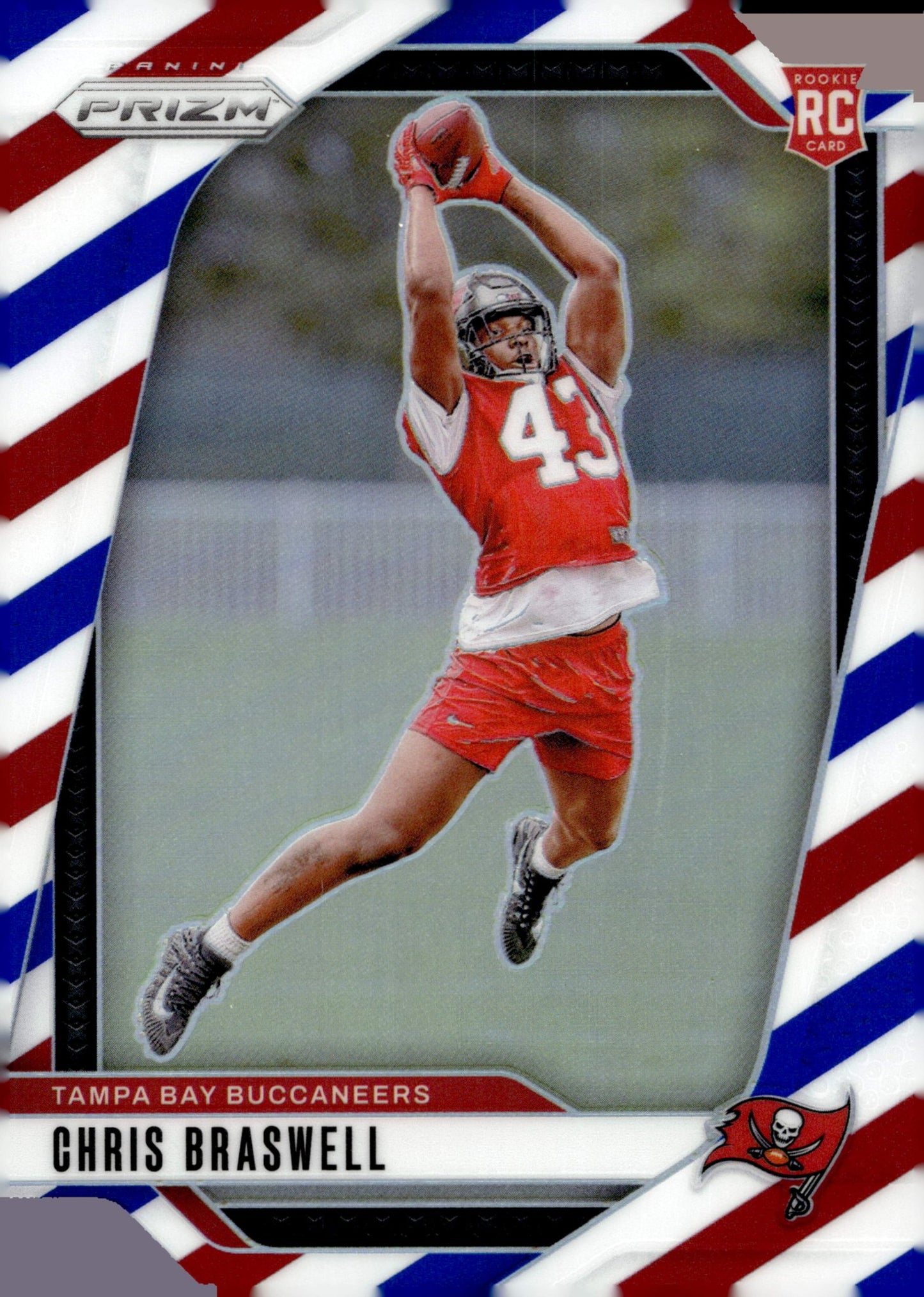 Chris Braswell 2024 Panini Prizm Red White & Blue Prizm RC #320 - Collector Store LLC