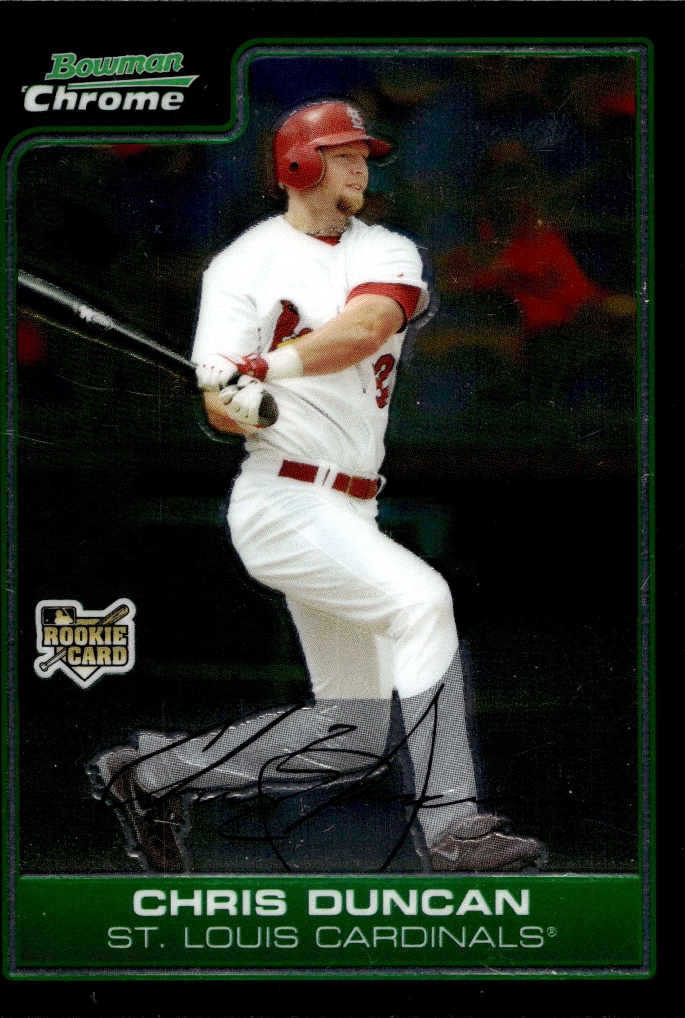 Chris Duncan 2006 Bowman Chrome RC BDP9 - Collector Store LLC