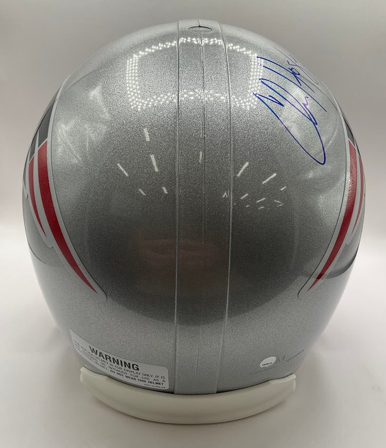Chris Hogan Signed New England Patriots Helmet - Collector Store LLC