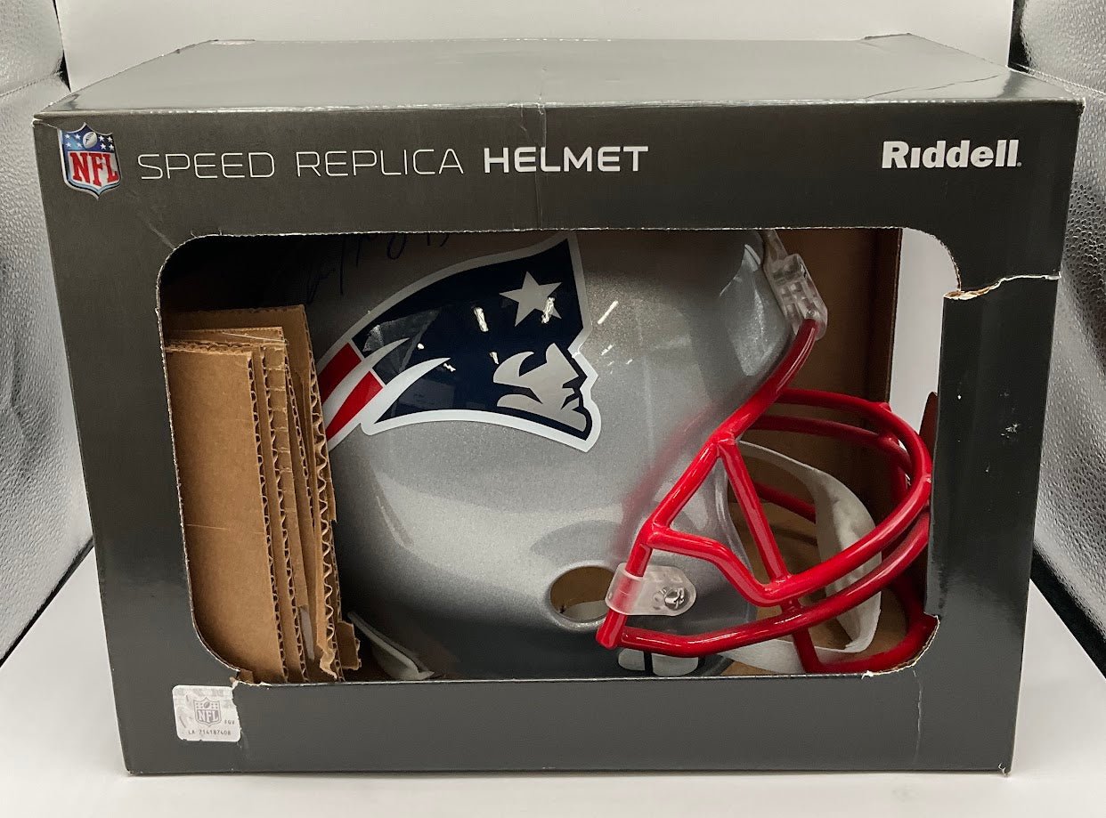 Chris Hogan Signed New England Patriots Helmet - Collector Store LLC