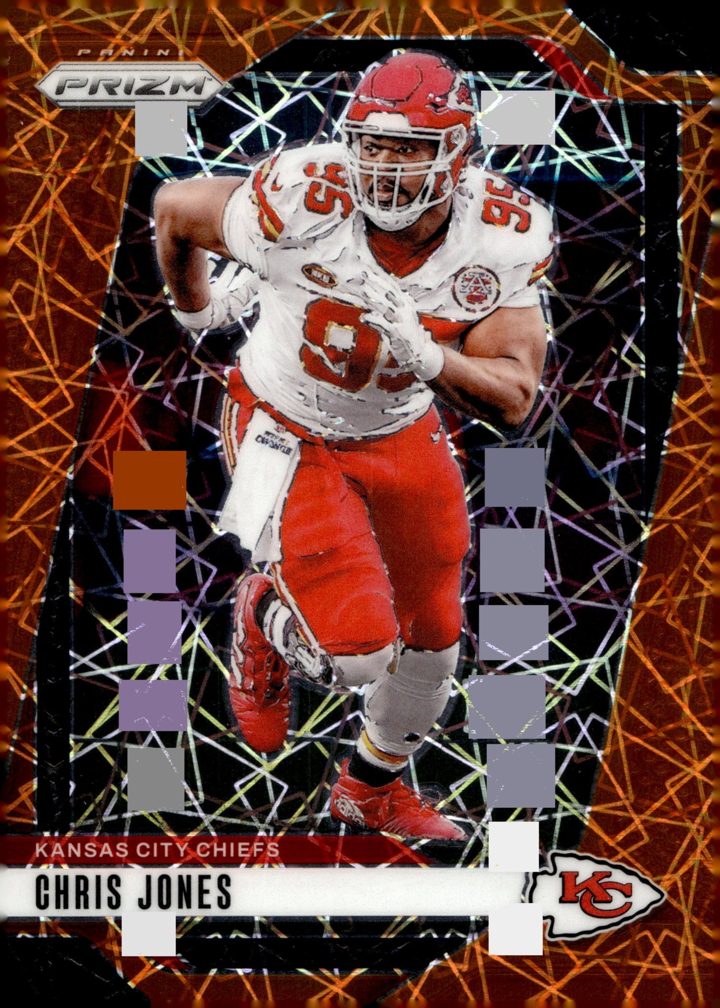 Chris Jones 2024 Panini Prizm Orange Lazer Prizm #143 #1 - Collector Store LLC