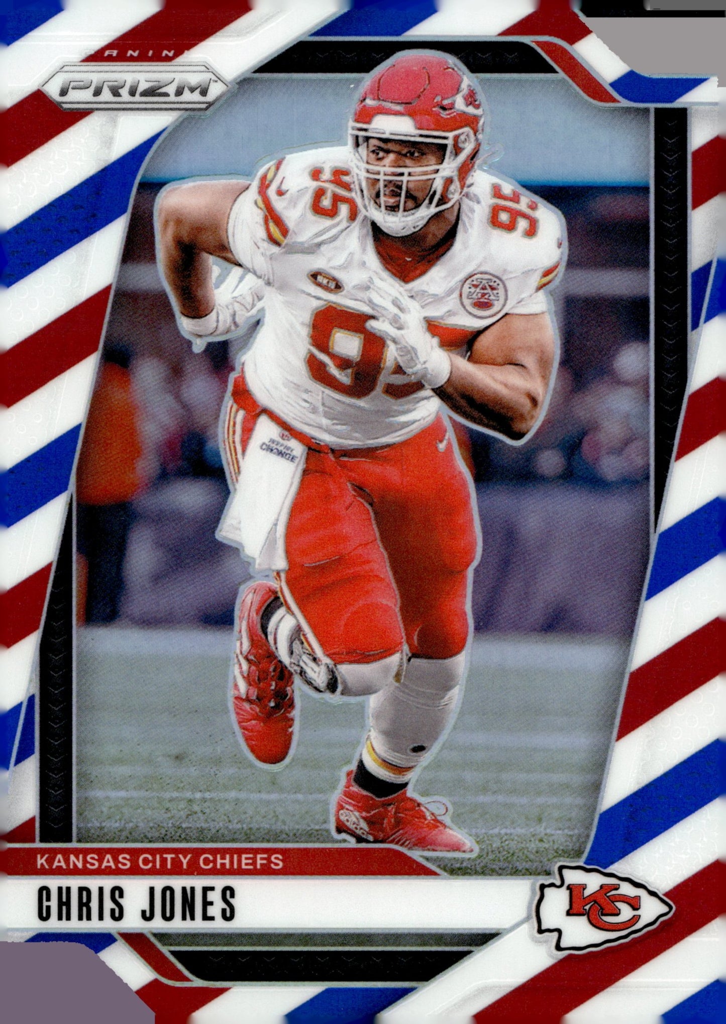 Chris Jones 2024 Panini Prizm Red White & Blue Prizm #143 #2 - Collector Store LLC