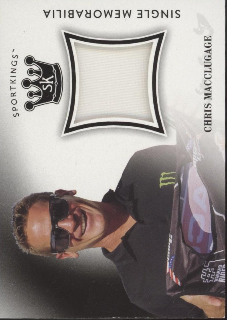 Chris Macclugage 2018 Sport Kings Swatch #SM - CM1 - Collector Store LLC