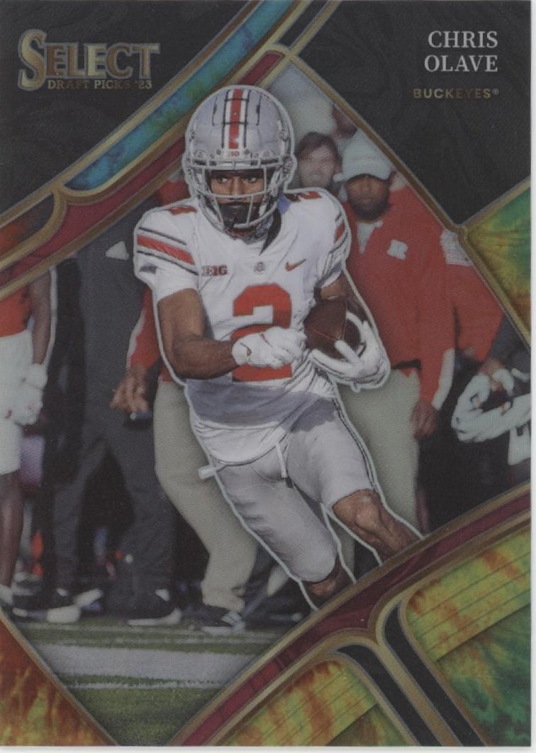 Chris Olave 2023 Panini Select Tie - Dye Prizm 05/25 161 - Collector Store LLC