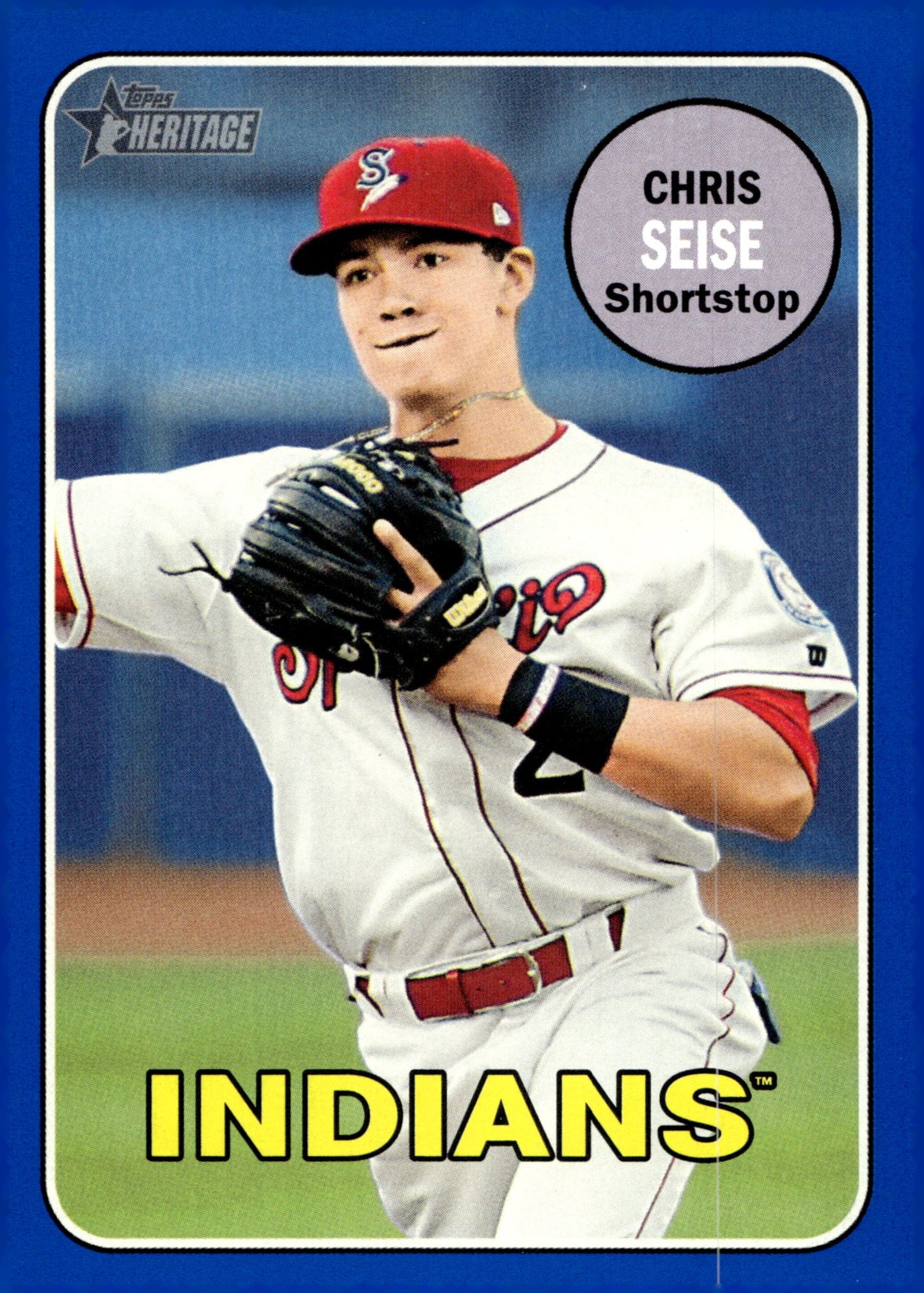 Chris Seise 2018 Topps Heritage Blue 82/99 179 - Collector Store LLC