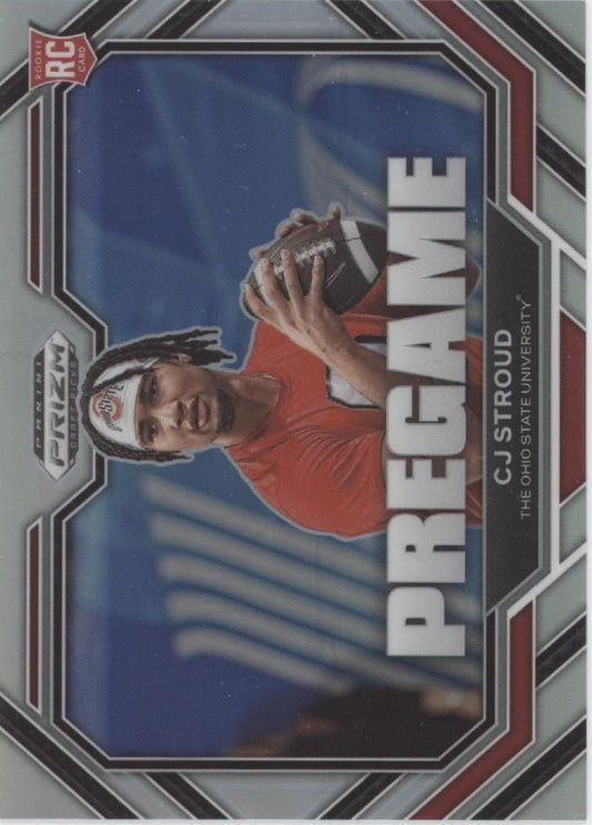 CJ Stroud 2023 Panini Prizm Draft Picks Pregame Prizm RC #PG - 2 - Collector Store LLC