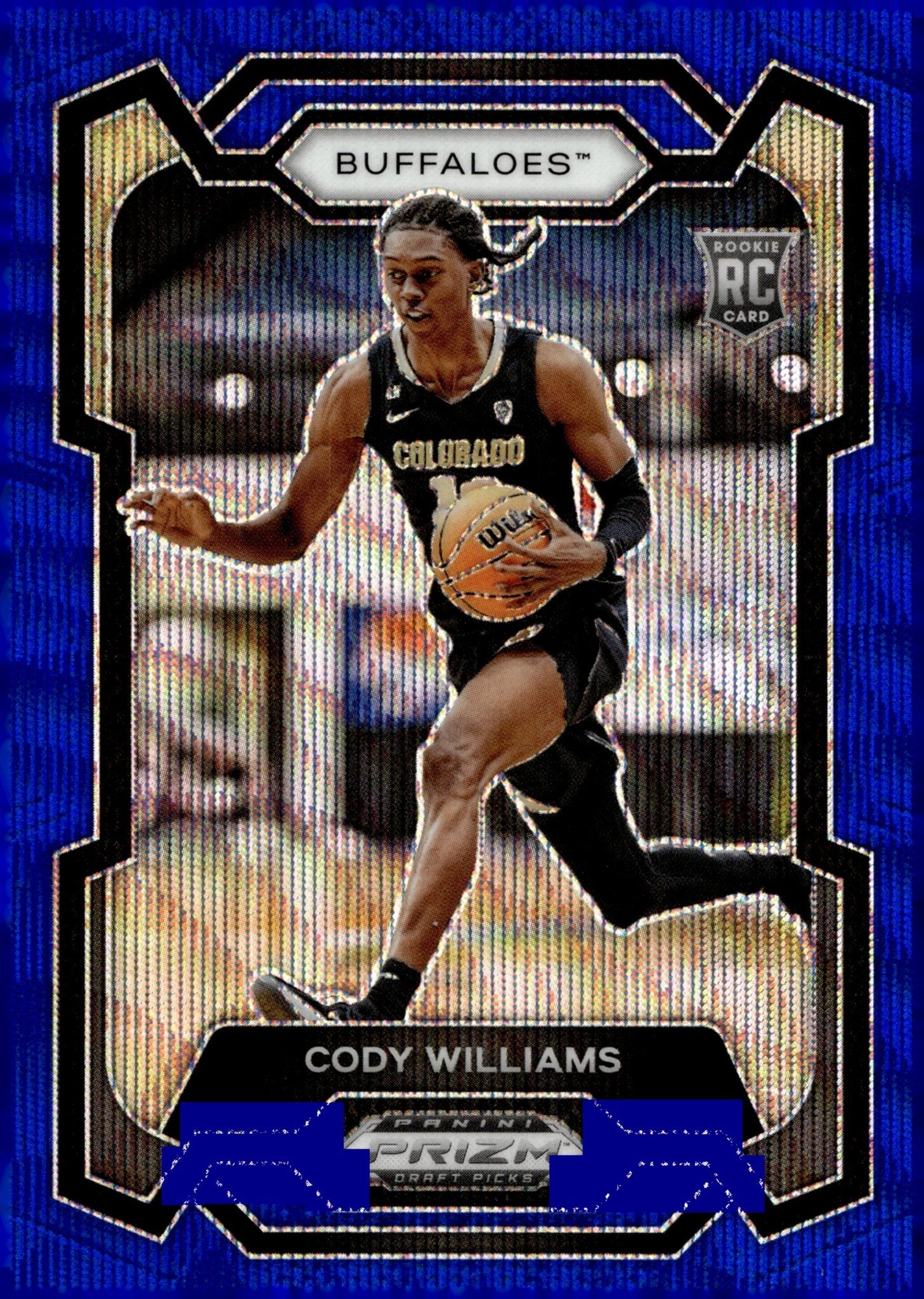 Cody Williams 2024 Panini Prizm Draft Picks Blue Wave Prizm RC 198/249 #80 - Collector Store LLC