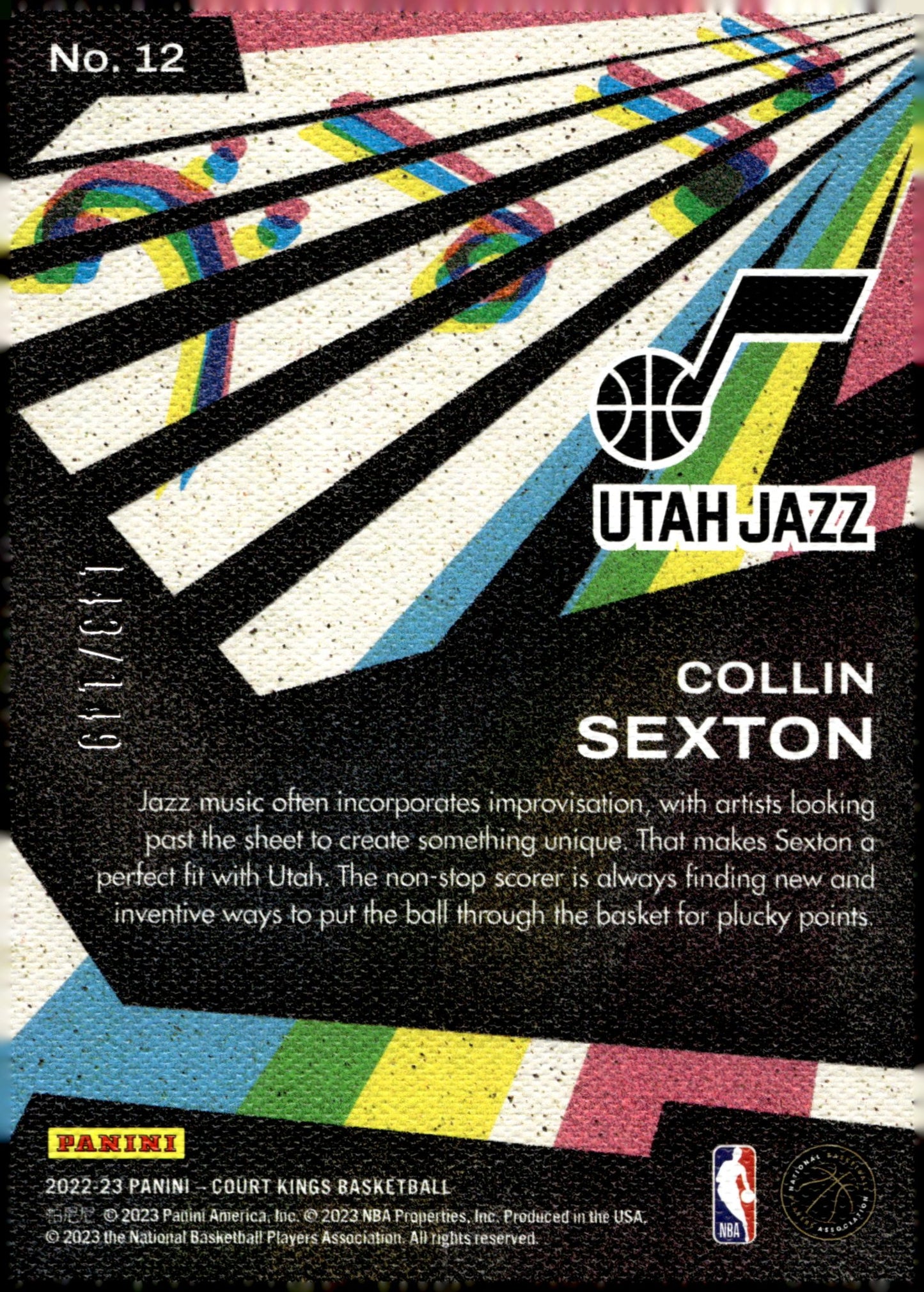 Collin Sexton 2022 - 23 Panini Court Kings Ruby 143/149 #12 - Collector Store LLC
