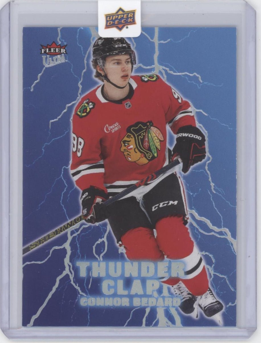Connor Bedard 2025 Upper Deck Fleer Ultra Thunder Clap #2 #1 - Collector Store LLC