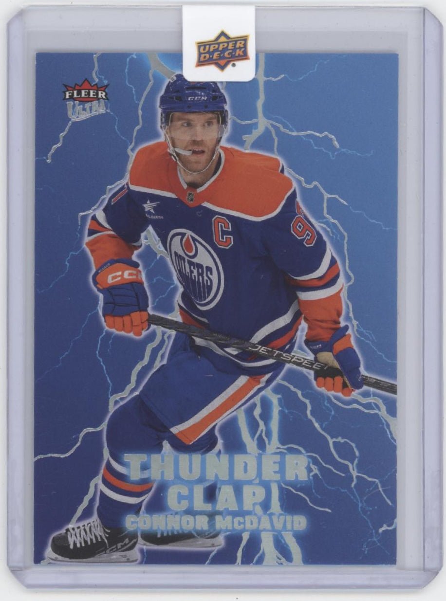 Connor McDavid 2025 Upper Deck Fleer Ultra Thunder Clap #1 #2 - Collector Store LLC