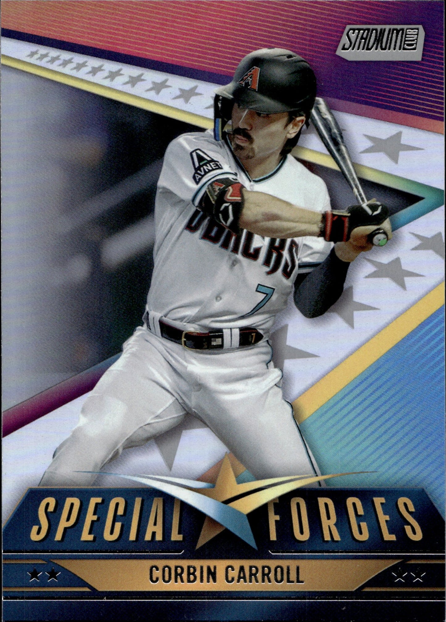 Corbin Carroll 2024 Topps Stadium Club Special Forces Foil SF - 7 - Collector Store LLC