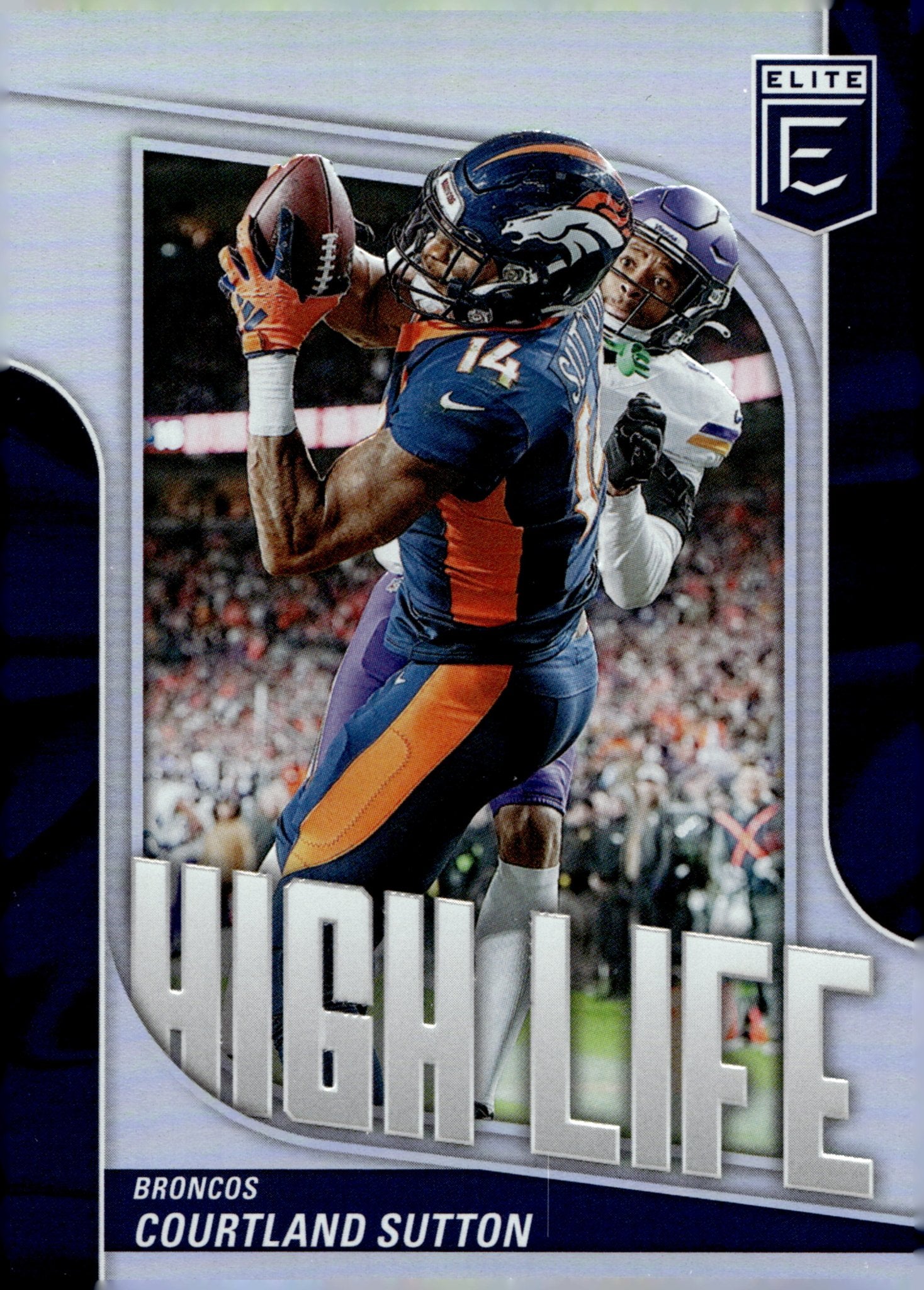 Courtland Sutton 2024 Panini Donruss Elite High Life Holo #6 - Collector Store LLC