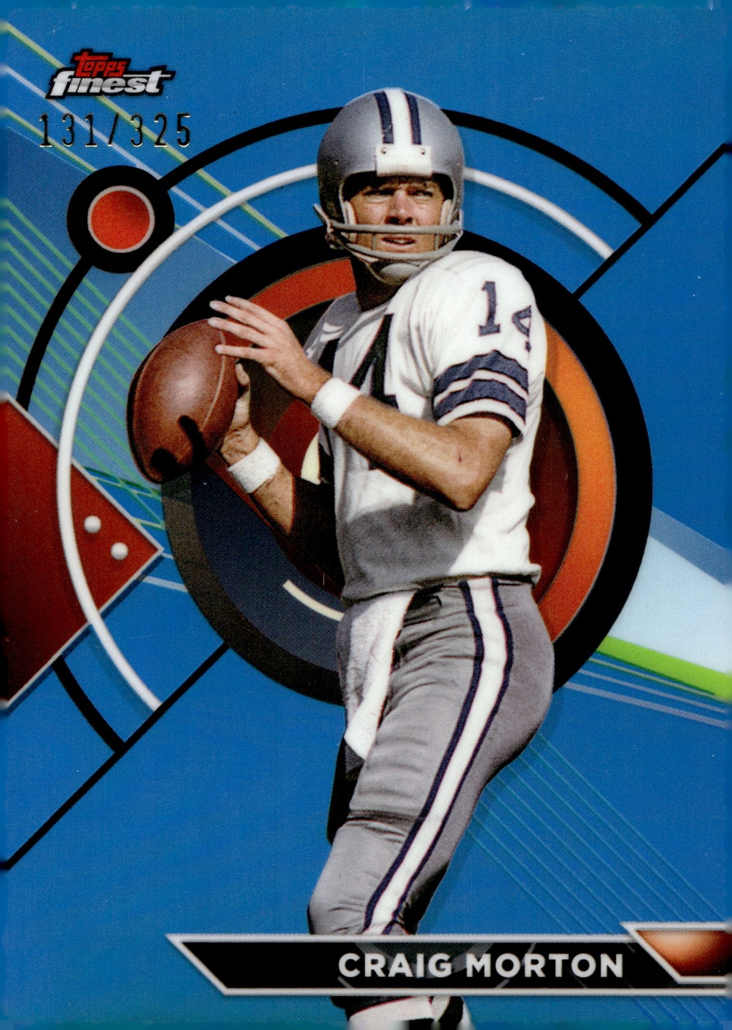 Craig Morton 2023 Topps Composite Finest Blue Refractor 131/325 #182 - Collector Store LLC