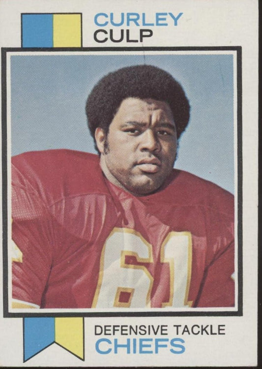 Curley Culp 1973 Topps RC #167 Kansas City Chiefs EX - Collector Store LLC