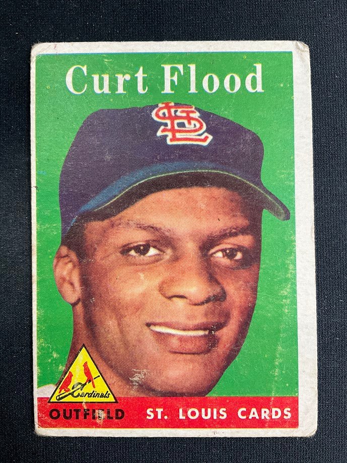 Curt Flood 1958 Topps RC #464 St. Louis Cardinals GD - Collector Store LLC