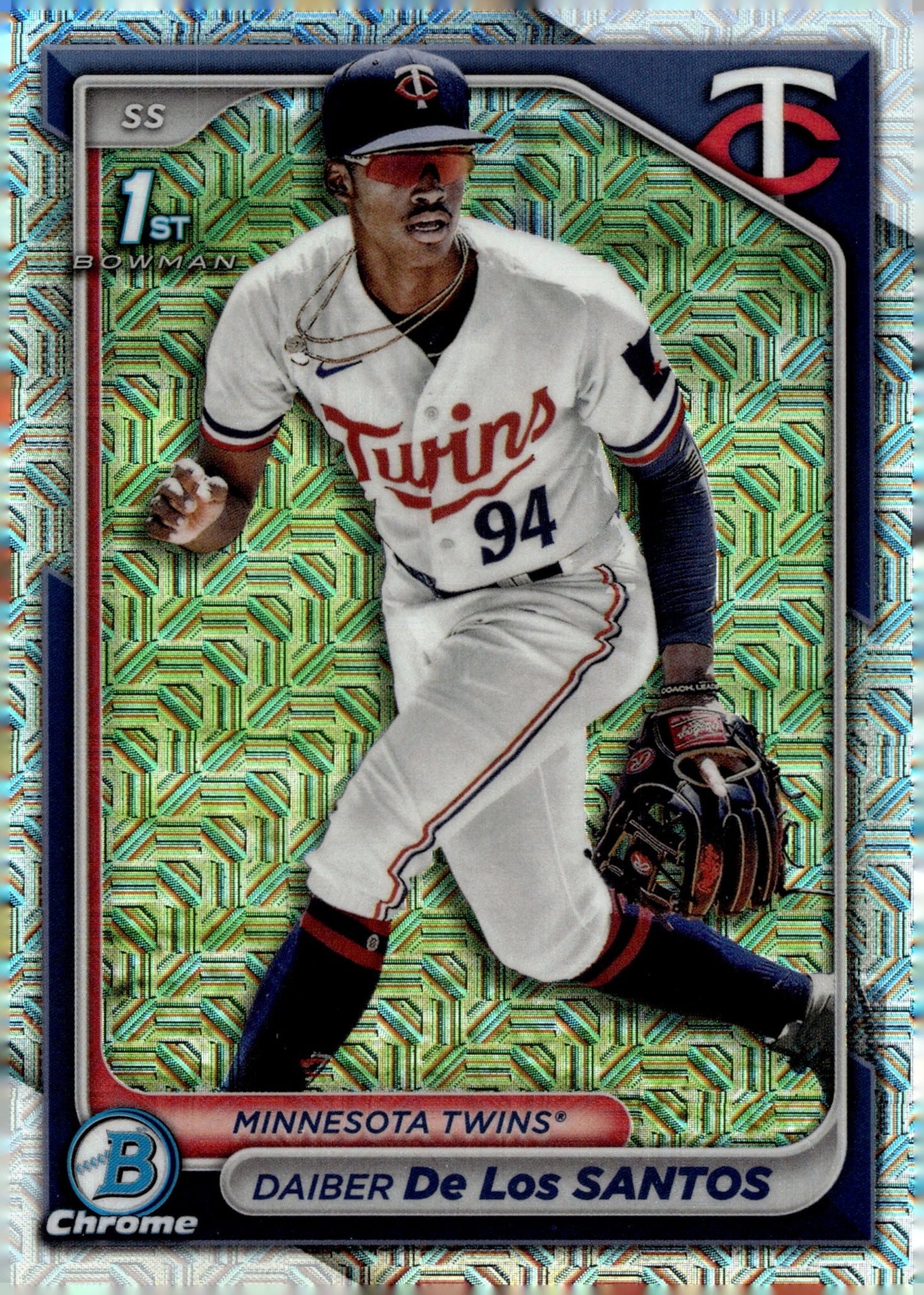 Daiber De Los Santos 2024 Bowman Chrome Mojo Refractor #BCP - 185 #1 - Collector Store LLC