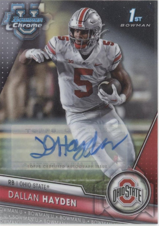 Dallan Hayden 2023 2023 Bowman Chrome University Auto 134 - Collector Store LLC