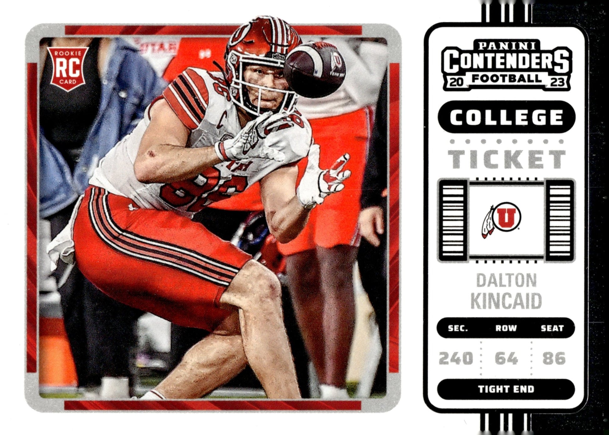 Dalton Kincaid 2023 Chronicles Contenders Draft Picks College Ticket RC #20 - Collector Store LLC