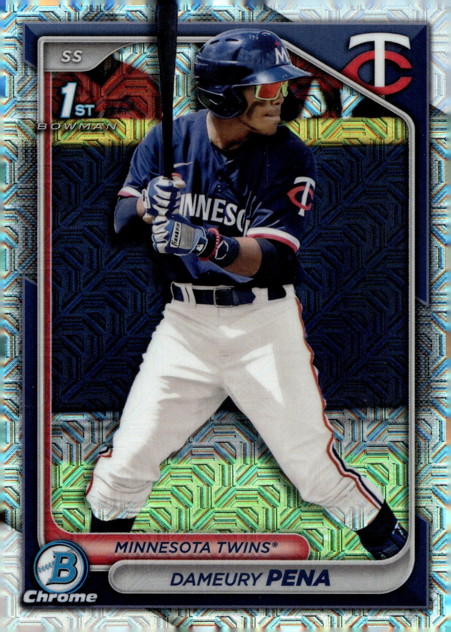 Dameury Pena 2024 Bowman Chrome Mojo Refractor BCP - 167 1 - Collector Store LLC