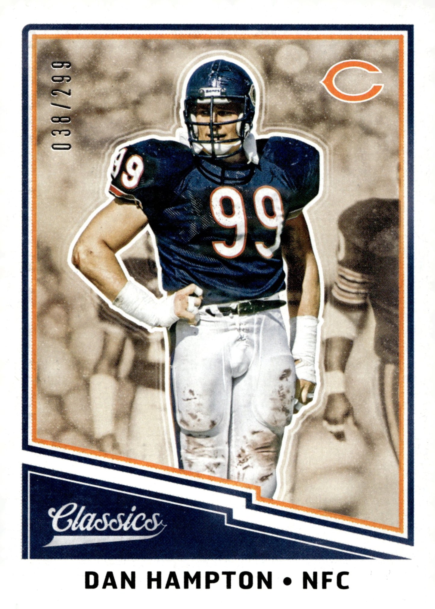 Dan Hampton 2017 Panini Classics Red Back 038/299 #161 - Collector Store LLC