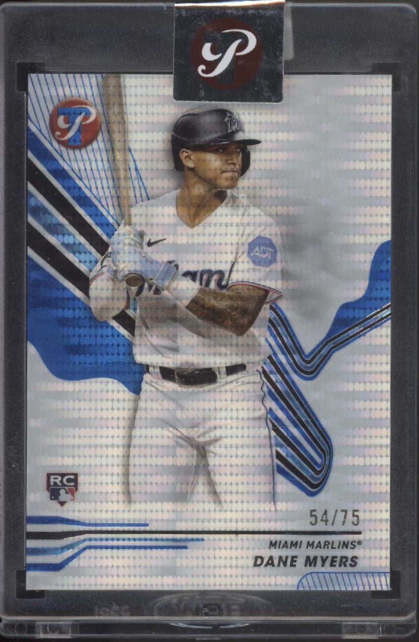 Dane Myers 2024 Topps Pristine Blue Pulsar Refractor RC 54/75 #133 - Collector Store LLC