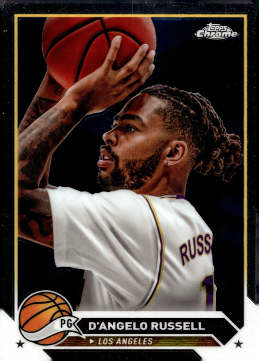D'Angelo Russell 2024 Topps Chrome #58 - Collector Store LLC