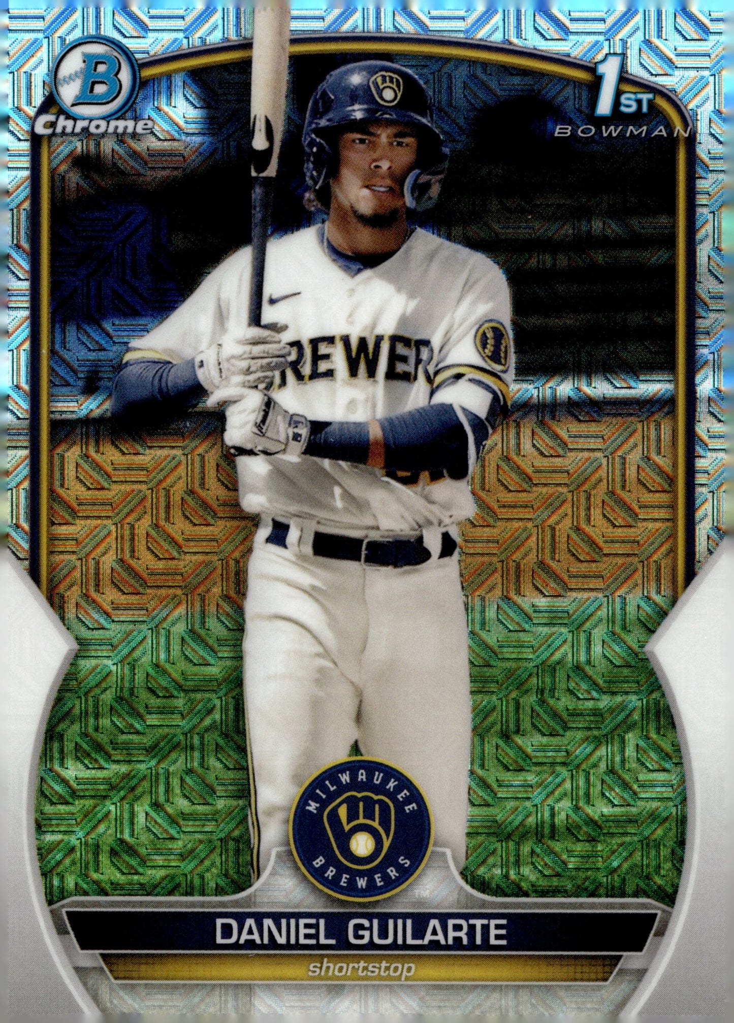 Daniel Guilarte 2023 Bowman Chrome Mojo Refractor BCP - 21 2 - Collector Store LLC