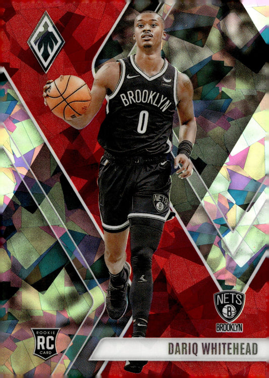 Dariq Whitehead 2023 - 24 Panini Phoenix Red Ice Refractor RC #261 - Collector Store LLC