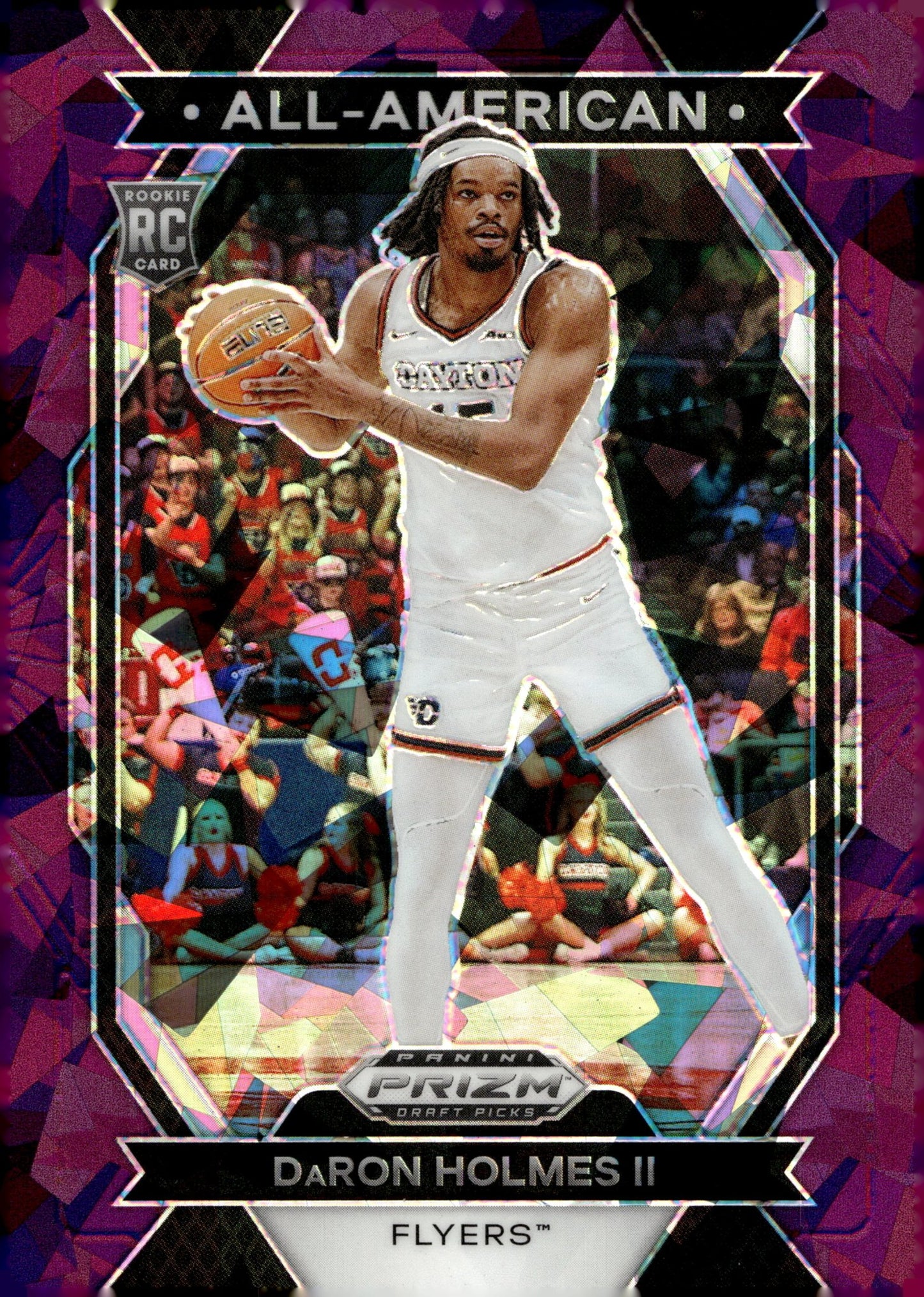 DaRon Holmes II 2024 Prizm Draft Picks All American Purple Ice Prizm RC 062/149 - Collector Store LLC