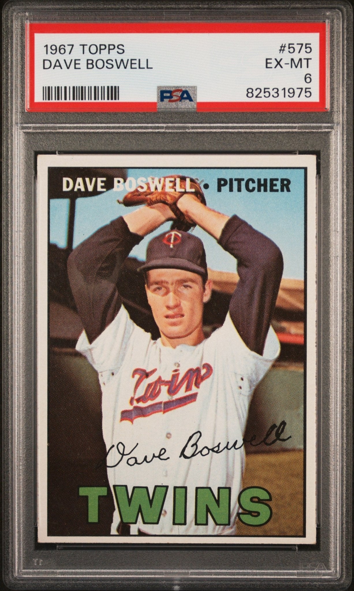 Dave Boswell 1967 Topps #575 PSA 6 - Collector Store LLC