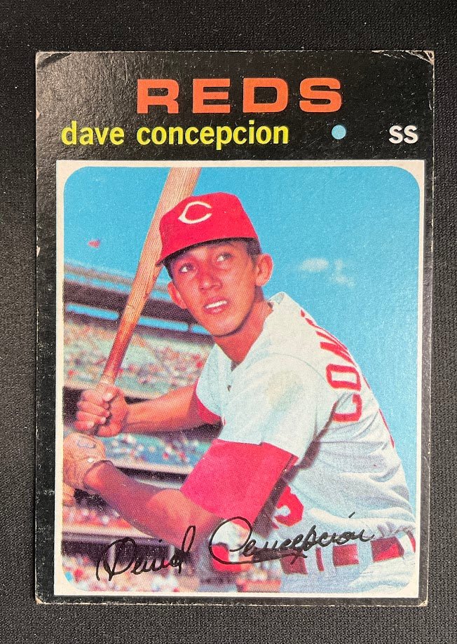 Dave Concepcion 1971 Topps RC #14 Cincinnati Reds VG - Collector Store LLC