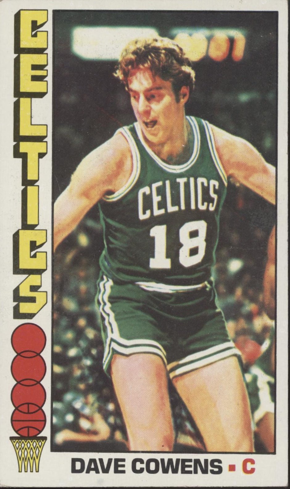 Dave Cowens 1976 - 77 Topps Oversized #30 Boston Celtics VG - EX #1 - Collector Store LLC